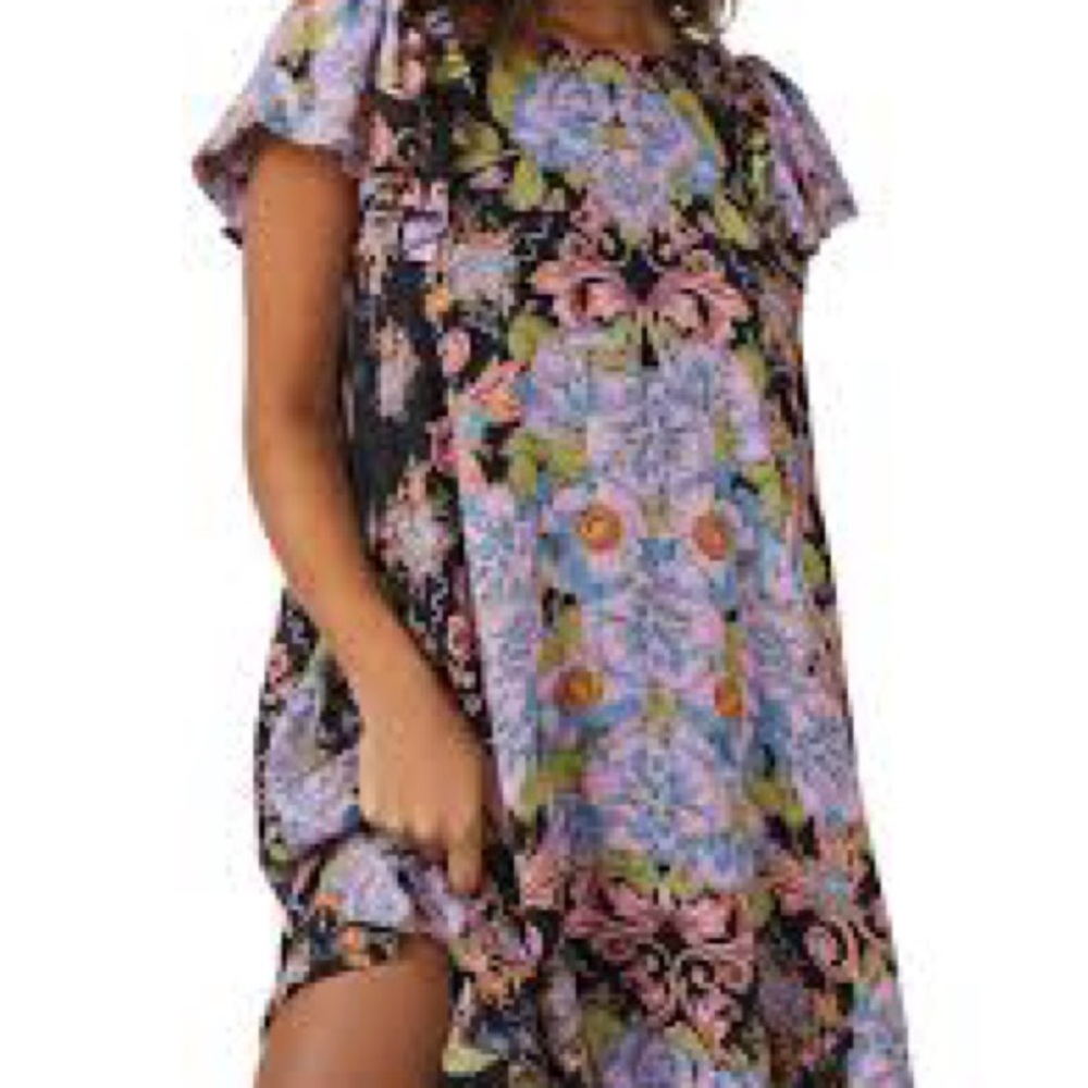 Free People Multicolor Floral Dress…Medium